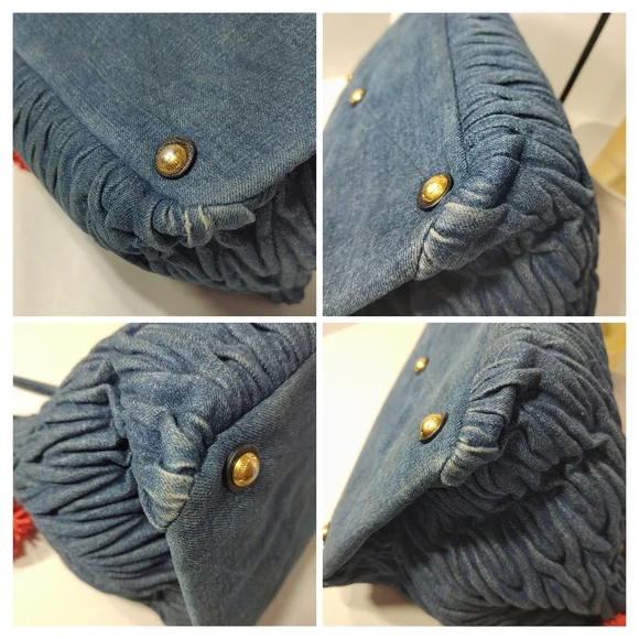 💙MIU MIU Denim Matelasse Bag Bundle - Picture 11 of 11